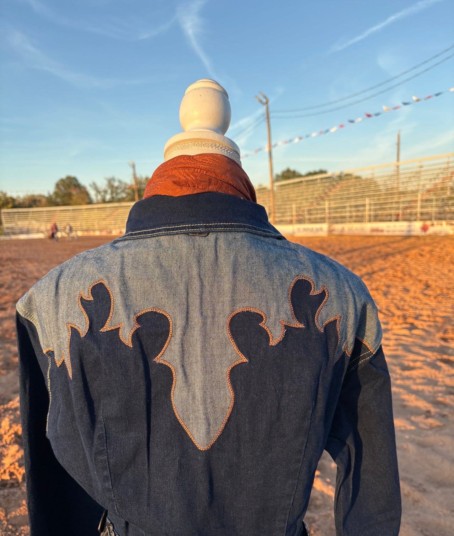 Double Down Denim Dress