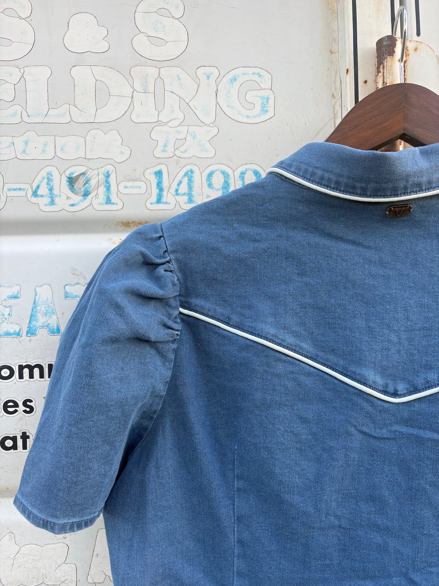 Pretty Punchy Denim Snap