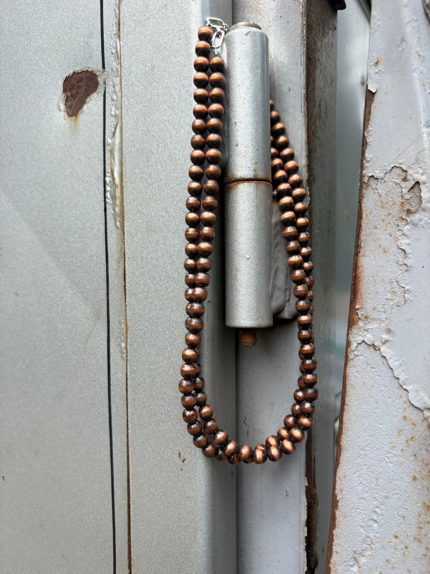 Handmade 6MM Latigo Pearl