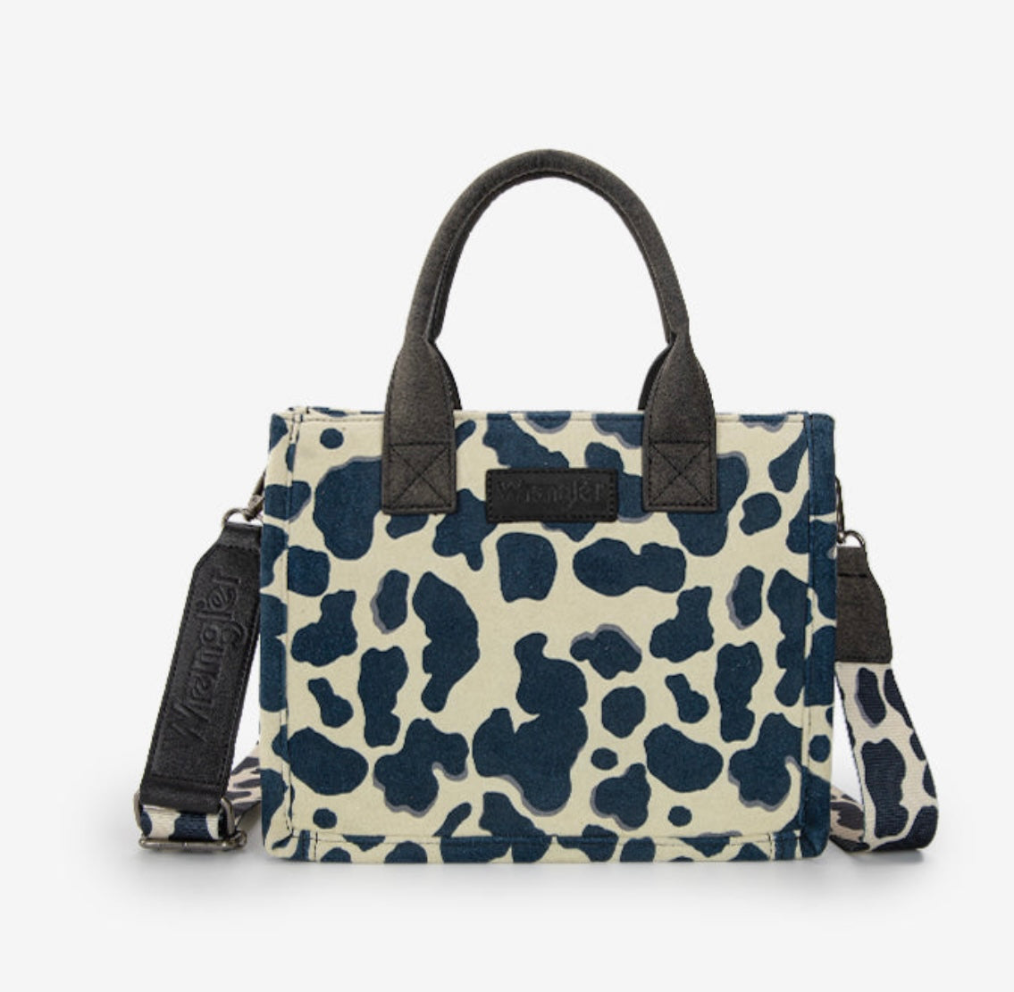 Retro Wrangler Cowprint Tote