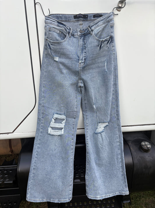 Light Wash Trousers