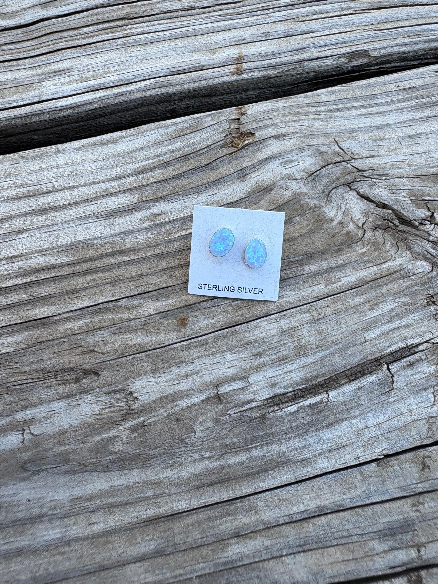 Opal Stud Earrings