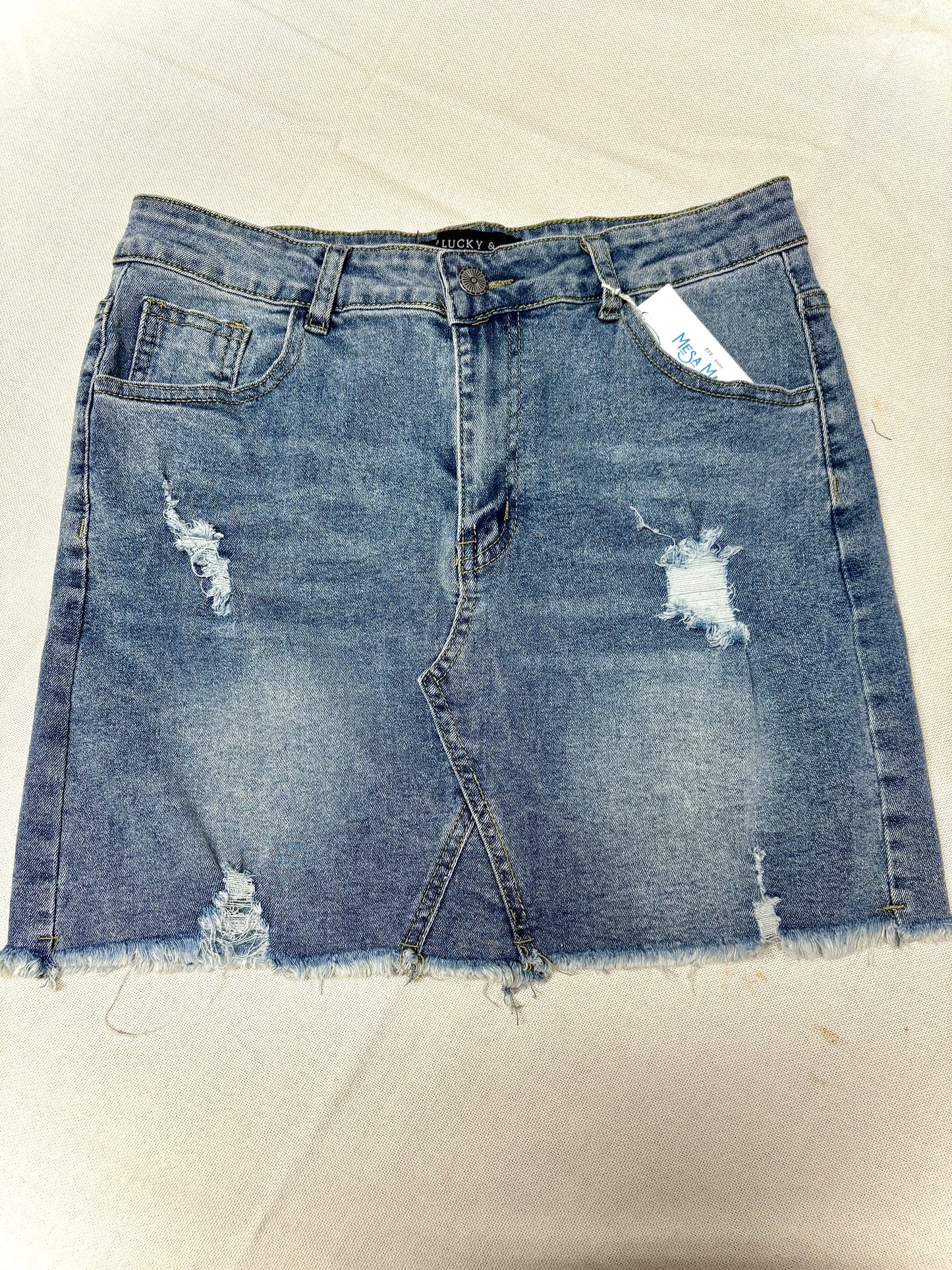 Denim Stretch Skirt