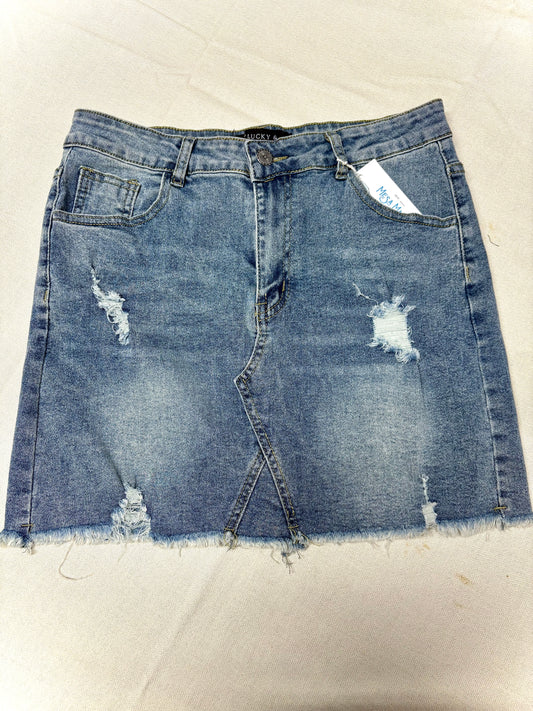 Denim Stretch Skirt