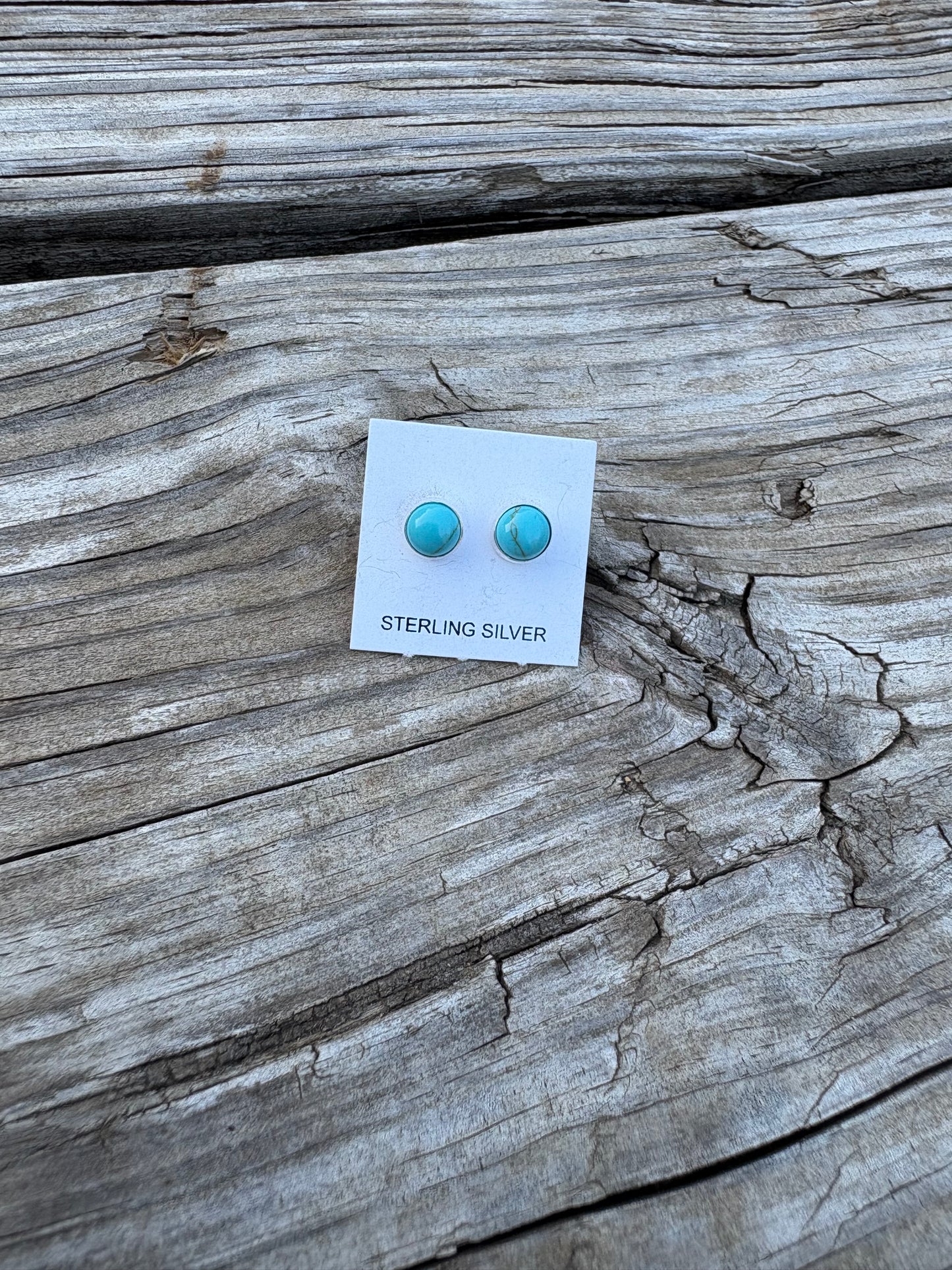 Mini turquoise studs