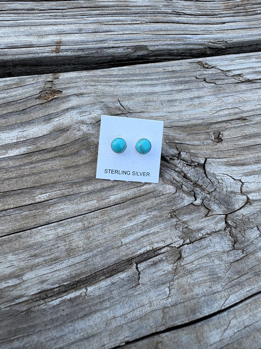 Mini turquoise studs