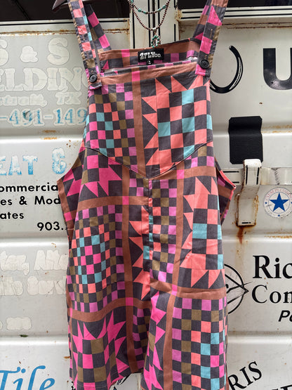 Punchy Patchwork Romper
