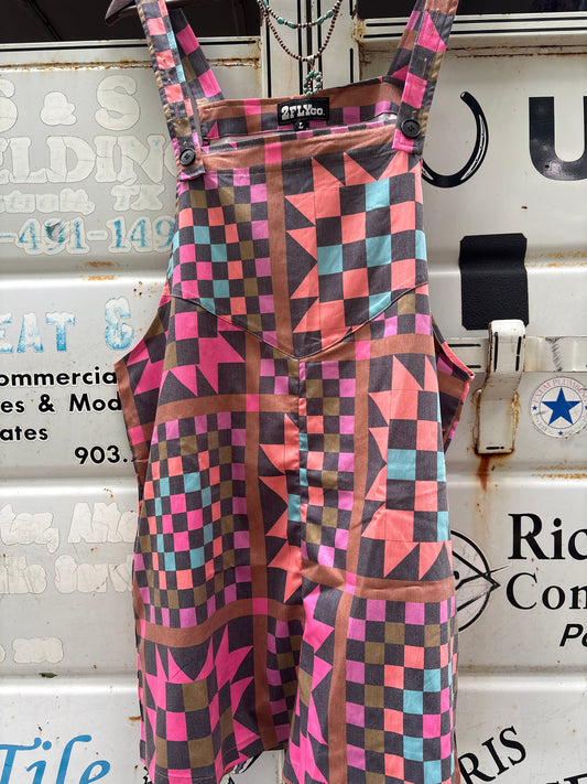 Punchy Patchwork Romper