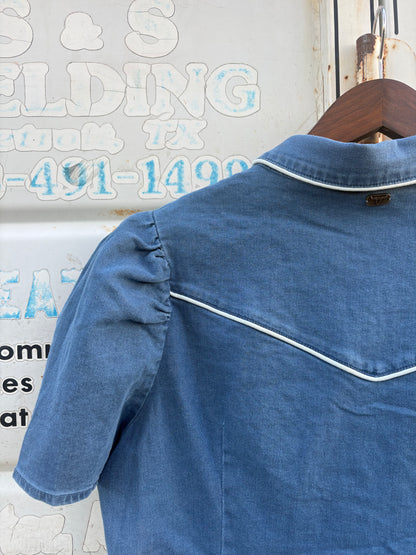Pretty Punchy Denim Snap