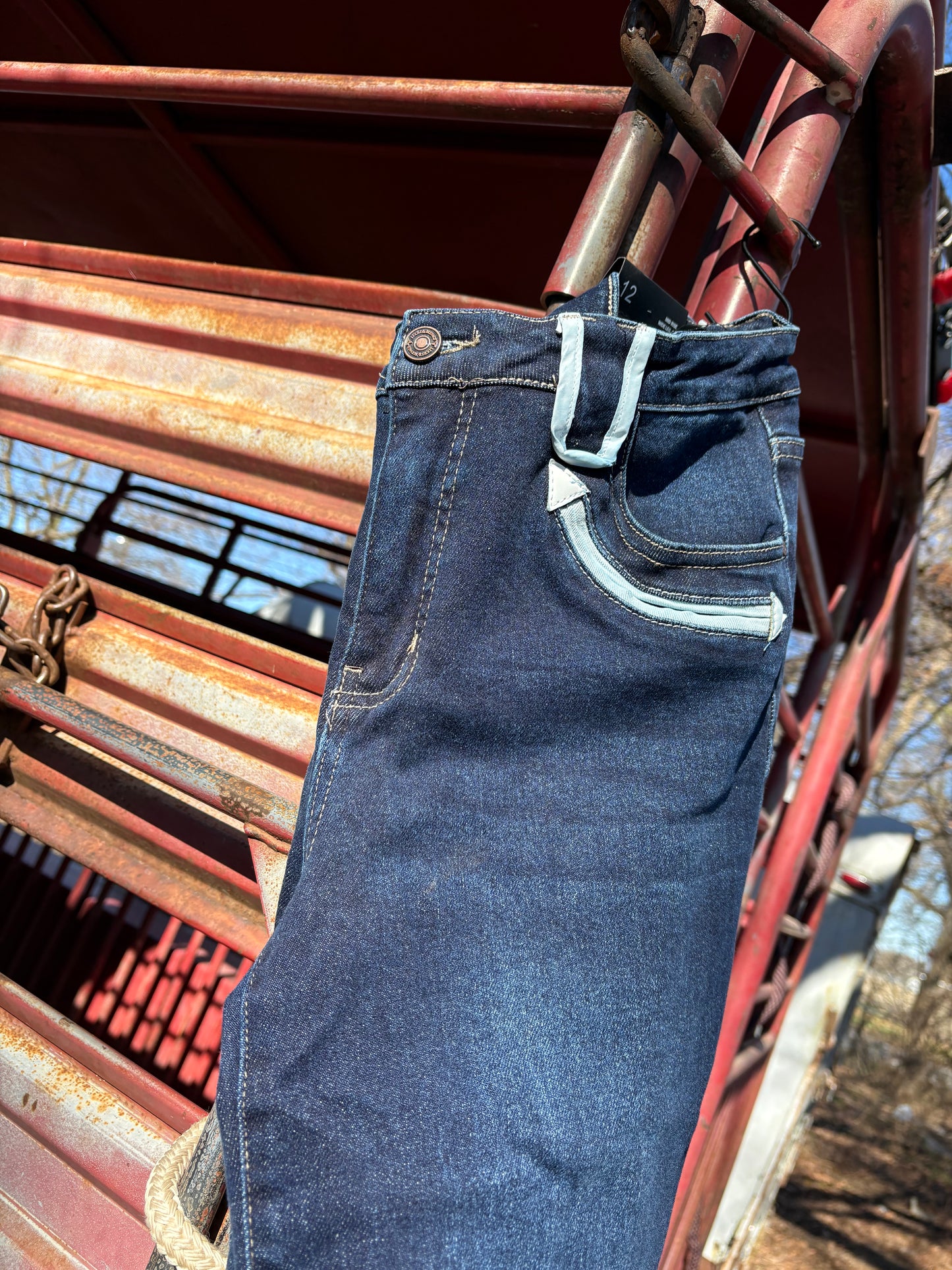 White Horse Wide-Leg Denim